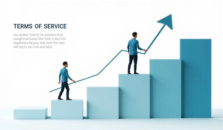 Egy grafikon, amely a szolgáltató növekedését mutatja